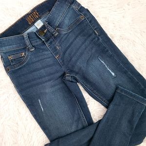 Girl's Justice Distressed Jeggings size 10 Slim